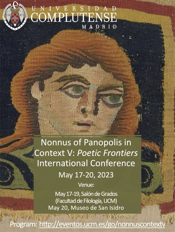 International Conference Nonnus of Panopolis in Context V: Poetic Frontiers - 1